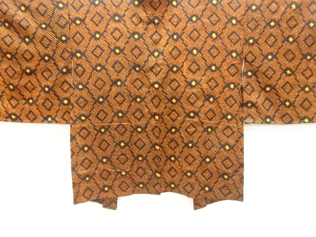 JAPANESE HAORI / UNUSED / ALL SHIBORI / RHOMBUS